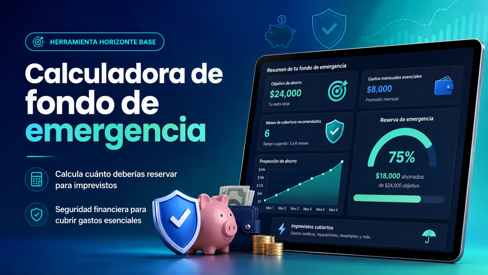 Calculadora de fondo de emergencia