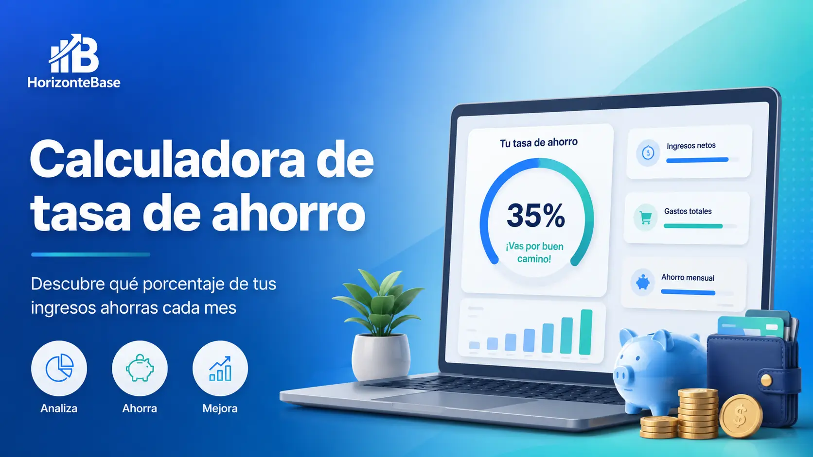 Calculadora de Tasa de Ahorro